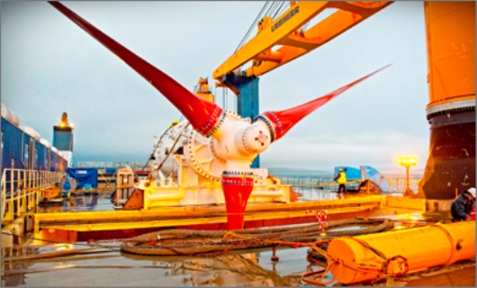 European Marine Energy Centre Receives HS1000 Tidal Turbine (UK). European Marine Energy Centre Receives HS1000 Tidal Turbine (UK)